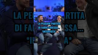 La peggior partita di Fabio Caressa intervista 🐐😂 like viralvideo [upl. by Naujit]