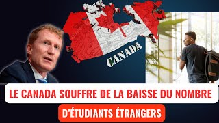 🚨Urgent Le Canada souffre déjà de la baisse du nombre détudiants étrangers [upl. by Amilb523]