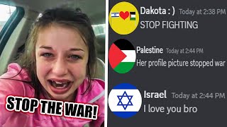 Trolling A CRINGE Protester On Discord She Stopped The War [upl. by Ayotyal]