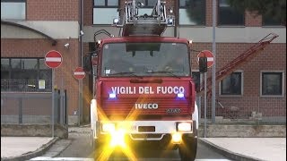 SpareRareAutoscala Iveco 19026 Vigili del Fuoco Cesena in emergenza a Rimini [upl. by Griffiths]