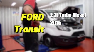 Ford Transit 22L Turbodiesel  Dyno test after Custome ECU remap [upl. by Powers102]