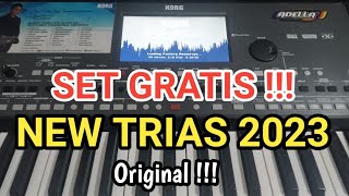 SET GRATIS TRIAZ 2023 ORIGINAL  SAMPLING KORG PA600 TERBARU [upl. by Nede937]