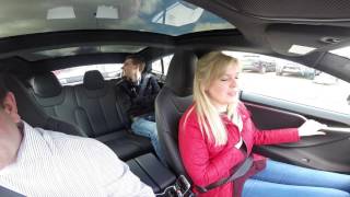 Tesla P85 acceleration scream [upl. by Bald]