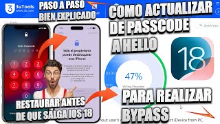 Restaurar o resetear un iPhone bloqueado Para Hacer Bypass o Desbloqueo con Ic Iremoval proLpro [upl. by Anilas]