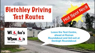 How to Pass Bletchley Driving Test  Hot Spot Number 9 [upl. by Odnalra]