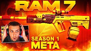 The NEW RAM 7 has NO RECOIL in Warzone 3 META LOADOUT [upl. by Fritzie690]