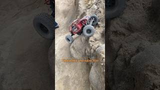 Axial Capra 4ws climbing sandstone at Corona Del Mar [upl. by Lennox561]