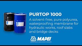 Purtop 1000 Pure Polyurea by MAPEI  Waterproofing Membrane [upl. by Clementi827]