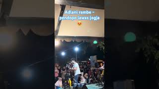 Adlani rambe  pendopo lawas jogja 😍 livemusic music cover lagu viralvideo adlanirambe song [upl. by Ecertal40]