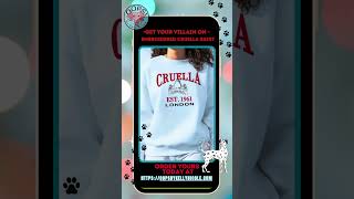 Embroidered Disney Villain Cruella Pullover [upl. by Marquis]