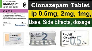 Clonazepam tablets ip 05 mg 2 mg tablet  clonazepam 05 mg 2 mg uses Side Effects sleeping [upl. by Nick792]