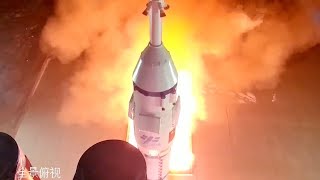 Replay Chinas Shenzhou 15 crew launches to Tiangong space station  Full Broadcast [upl. by Shandy68]