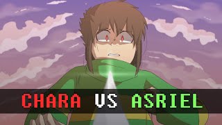 Chara vs Asriel  Glitchtale Fight scenes 23 [upl. by Woodhead]