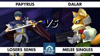 Shinerise Online 4  LOSERS SEMIS  Papyrus Marth VS Dalar Fox [upl. by Kellia835]