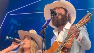 Post Malone and Lainey Wilson performing ‘Nose Dive’ live at GRAND OLE OPRY 8142024 [upl. by Aket]