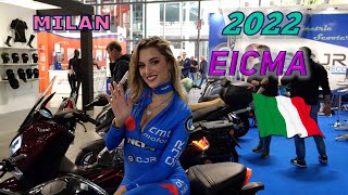 EICMA Promo Girls 4K pt3  Milano motorcycle show 2022 [upl. by Edy]