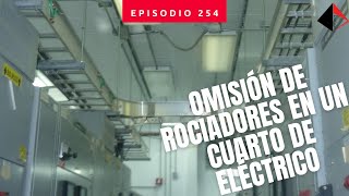 Omisión de rociadores en un cuarto eléctrico [upl. by Opaline395]