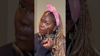 Facelift with Makeup Tutorial shortsfeed viral relatable darkskinmakeuptutorial [upl. by Trudy]