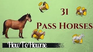 31 Pass Horses How To Howrse [upl. by Akenna]