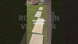 Rollrasen verlegen [upl. by Eseyt19]