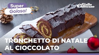 TRONCHETTO DI NATALE AL CIOCCOLATO  Goloso e perfetto per le Feste [upl. by Lednic395]