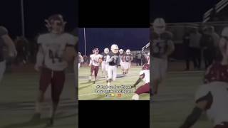 Bro was breakdancing MID PLAY😱🔥footballshorts youtubeshorts football highschoolfootball [upl. by Audley]