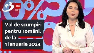 Val de scumpiri pentru români de la 1 ianuarie 2024 [upl. by Carlota]