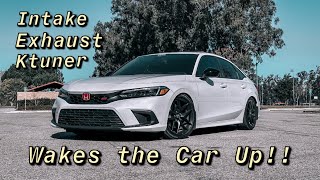 Driving a TSP TUNED 11th Gen Civic Si  2022 Honda Civic Si [upl. by Arrac]