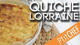 Recette de quiche Lorraine Ptitchefcom Pas à pas Stop Motion [upl. by Eittod951]