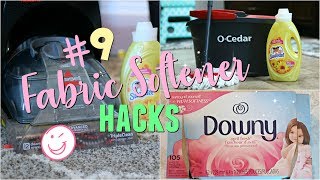 9 Hacks for FABRIC SOFTENERDIY DRYER SHEETSREMOVING DEODORANT STAINS FROM CLOTHES [upl. by Odranoel253]