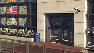 Vespucci Police Department by freedmanh MLO Interior GTA 5 [upl. by Brodie]