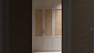 Beautiful cane wardrobe design home homeinterior kitchenlayout [upl. by Eileen]