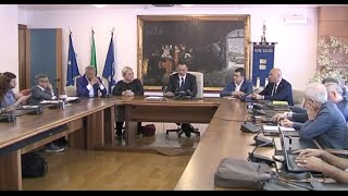 Pittella ter presentata la nuova Giunta lucana [upl. by Atirehc]