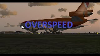 ALARM  Douglas DC10 Overspeed with Engine Sounds [upl. by Fronnia705]