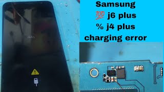 samsung j6 plus charging error 💯 solution [upl. by Derrej]