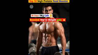 Top 10 High Protein Foods Your Body booster gym fitness factsinhindi [upl. by Drucie632]