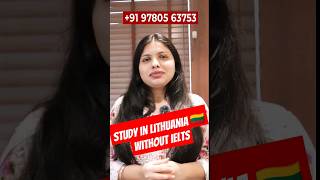 Study in Lithuania Without IELTS  Lithuania Study Visa Applications Open for Aug  Sep Intake [upl. by Wearing]