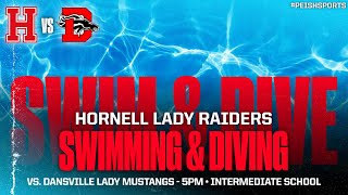 Dansville Lady Mustangs at Hornell Lady Raiders Girls Varsity Swimming [upl. by Suu871]