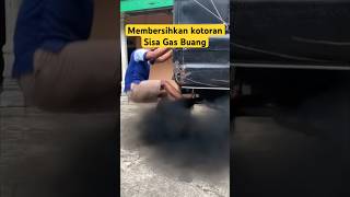 Cara bersihkan kotoran sisa gas buang knalpot exhaust break L300 😆 cumidarat l300 [upl. by Oner]