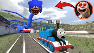 Building a Thomas Train Chased By Cursed Thomas turned into Sonic Tapes in Garrys Mod [upl. by Pacheco]