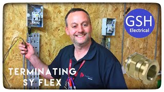 Electrical Practical Skills Terminating SY Cable How to Terminate SY Flex [upl. by Qirat514]