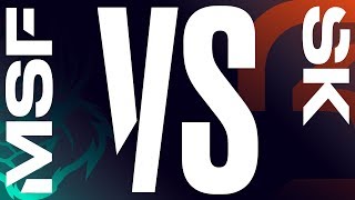 MSF vs SK  Week 1 Day 2  LEC Spring Split  Misfits Gaming vs SK Gaming 2019 [upl. by Castorina287]