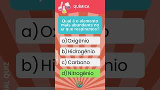 Desafio de Química Você Consegue Acertar Todas as Respostas 🧪🧠 [upl. by Ynnelg859]