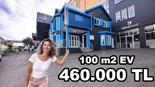 100 m² PREFABRİK EV 460000 TL 😳 Müstakil Ev Turu PrefabrikEvim [upl. by Till]