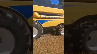 New Holland CSX 7080 Harvest 🔥shorts newholland harvester tractor harvestermachine johndeere [upl. by Atteiluj279]