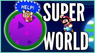 Playing A HARD Mario Maker 2 SUPER WORLD [upl. by Aicineohp]