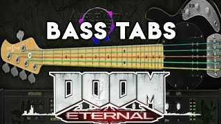 Doom Eternal ost bass tabs video [upl. by Rolyt346]