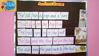 Sentence frame  Sentence wall  Ennum Ezhuthum TLM Term 3  English unit 1  English activity [upl. by Bunni180]