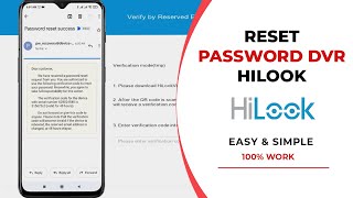 Cara RESET Password DVR Hilook  LUPA PASSWORD CCTV Hilook [upl. by Wandy968]