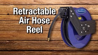 Retractable Air Hose Reel from Eastwood [upl. by Ylrebmik234]